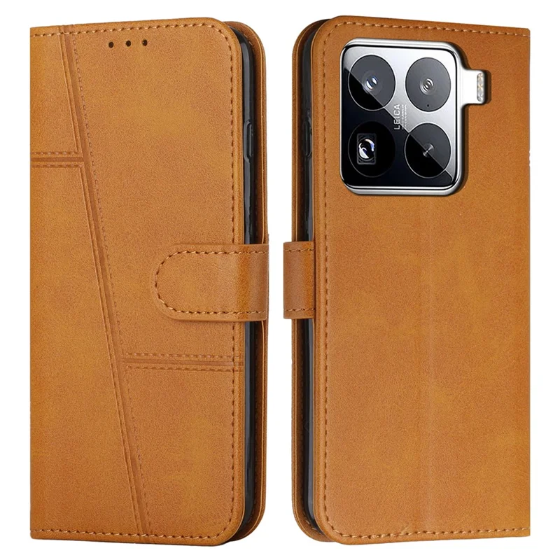 For Xiaomi 15 Pro Case Stand Flip Protective Leather Phone Cover - Black-Cellmalls