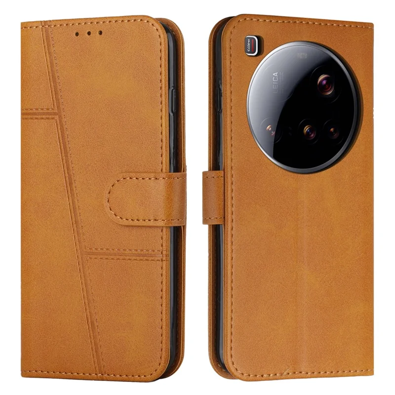 For Xiaomi 15 Ultra Case Leather Stand Protective Phone Cover - Black-Cellmalls