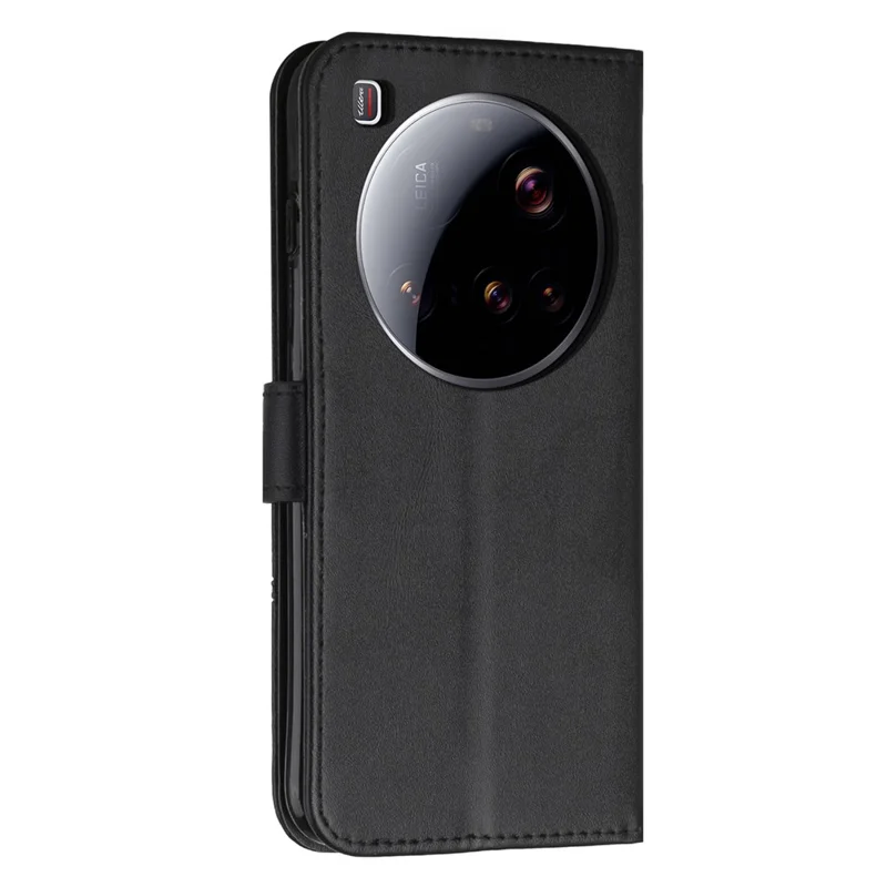 For Xiaomi 15 Ultra Case Leather Stand Protective Phone Cover - Black-Cellmalls