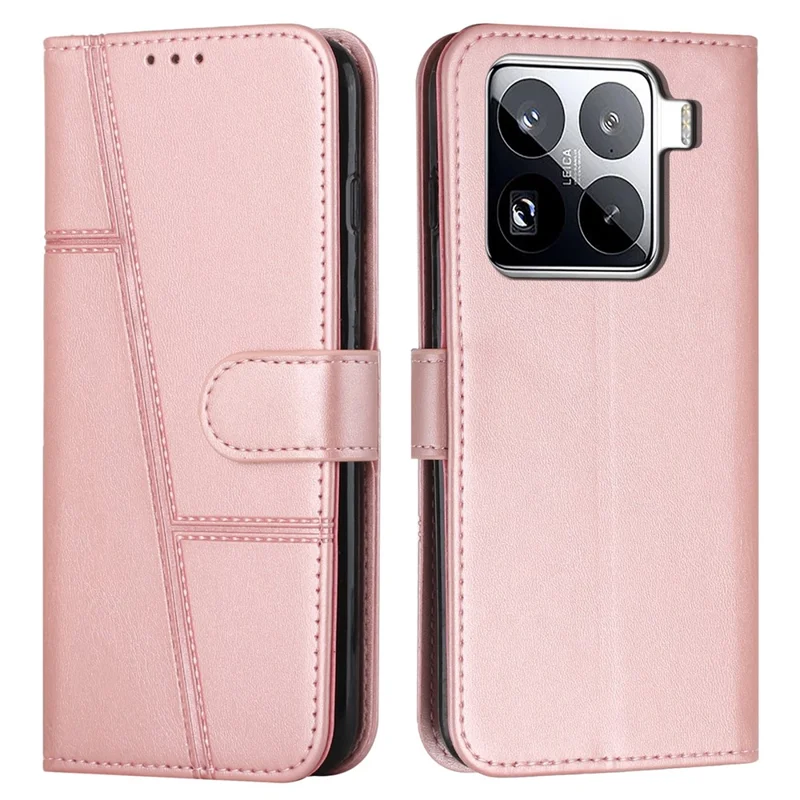 For Xiaomi 15 Pro Case Stand Flip Protective Leather Phone Cover - Black-Cellmalls