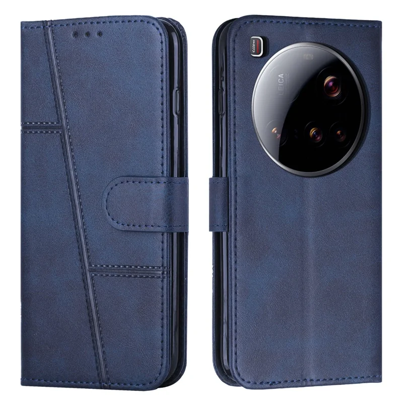 For Xiaomi 15 Ultra Case Leather Stand Protective Phone Cover - Black-Cellmalls