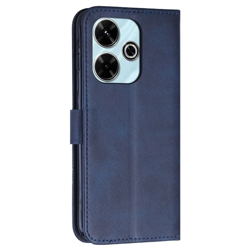 For Xiaomi Redmi 13 5G / 13 4G / Note 13R 5G / Poco M6 4G Case Wallet PU Leather Phone Stand Cover - Sapphire-Cellmalls