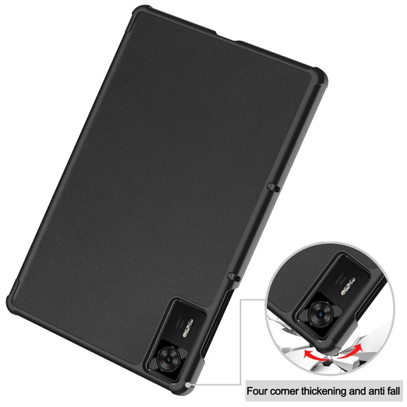 For Lenovo Legion Y700 Gen 4 Case Anti-Drop Leather Stand Tablet Cover - Black-Cellmalls