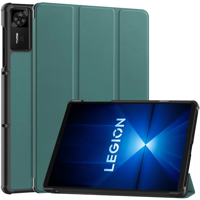 For Lenovo Legion Y700 Gen 4 Case Anti-Drop Leather Stand Tablet Cover - Black-Cellmalls