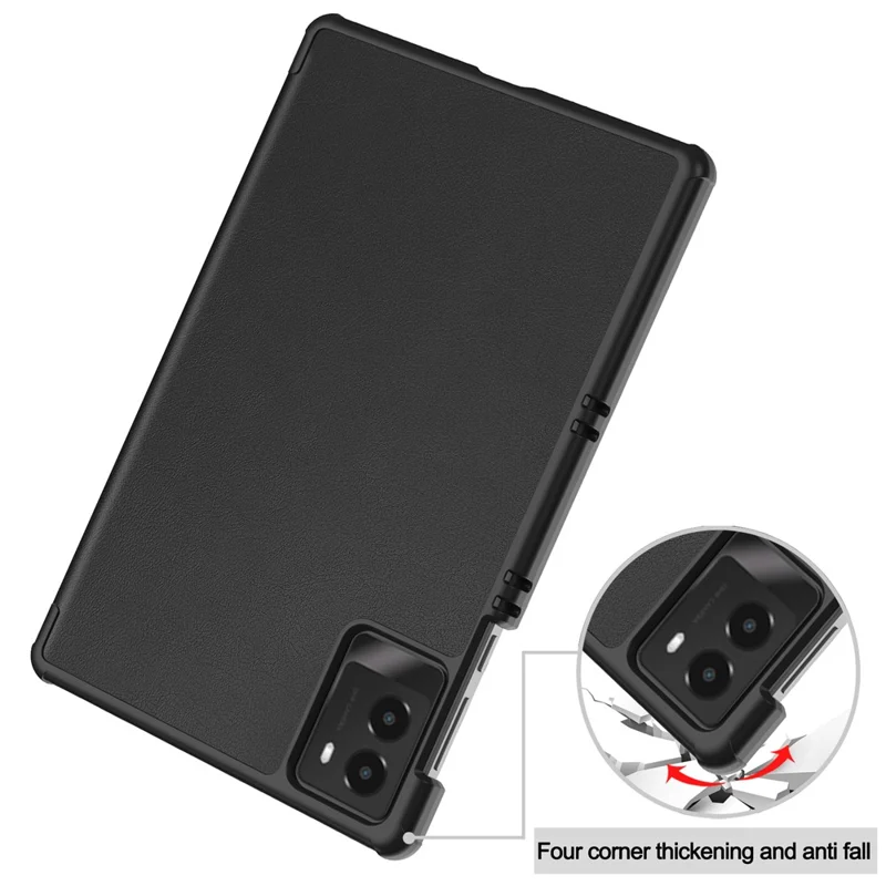 For Lenovo Legion Y700 (2025) Case Anti-Drop Leather Stand Tablet Cover - Black-Cellmalls