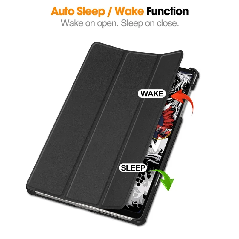 For Lenovo Legion Y700 (2025) Case Anti-Drop Leather Stand Tablet Cover - Black-Cellmalls