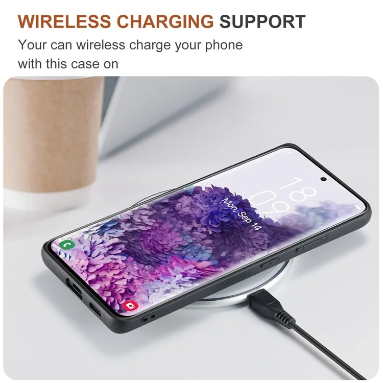 DG.MING M2 Series Tri-Fold Wallet Kickstand Design Magnetic Detachable Wireless Charging Hybrid Case for Samsung Galaxy S20 Ultra - Black-Cellmalls