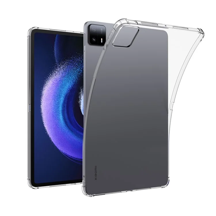 Clear Case for Xiaomi Pad 6 Max 14 , Reinforced Corners Soft TPU Protective Cover-Cellmalls