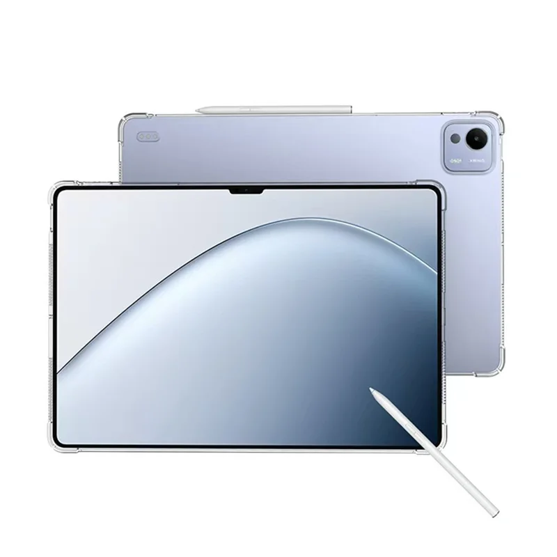 For Xiaomi Pad 7 Ultra Case Four Corner Shockproof Clear Tablet TPU Cover-Cellmalls
