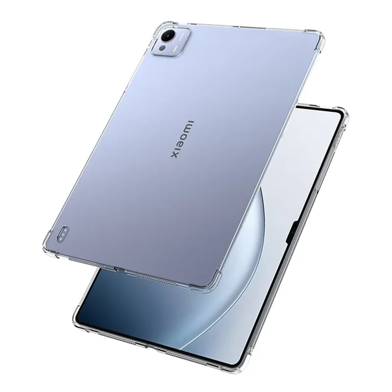 For Xiaomi Pad 7 Ultra Case Four Corner Shockproof Clear Tablet TPU Cover-Cellmalls