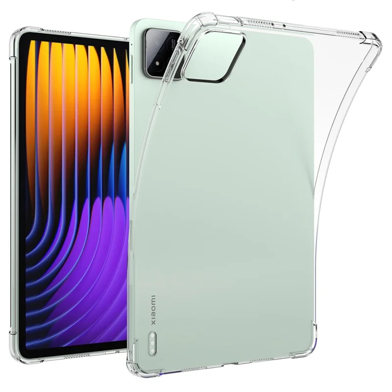 For Xiaomi Pad 7 Pro  /  Pad 7 Case Four Corner Shockproof Clear Tablet TPU Cover-Cellmalls