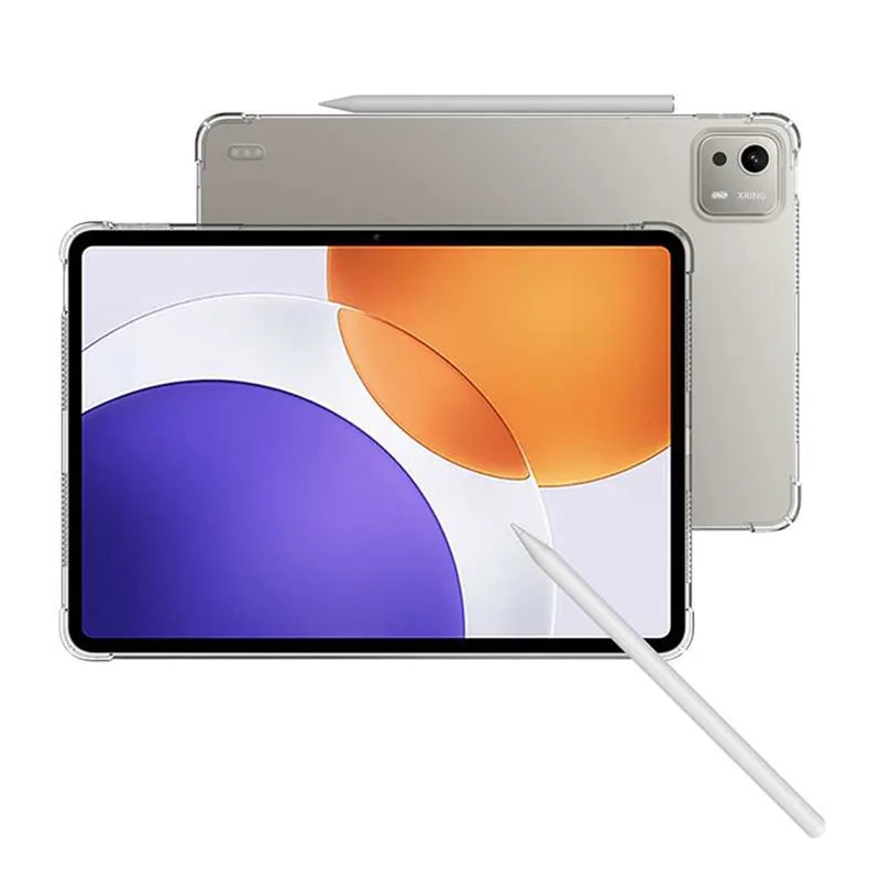 For Xiaomi Pad 7S Pro 12.5 Case Four Corner Shockproof Clear Tablet TPU Cover-Cellmalls