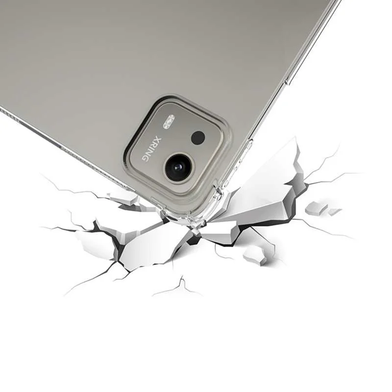 For Xiaomi Pad 7S Pro 12.5 Case Four Corner Shockproof Clear Tablet TPU Cover-Cellmalls