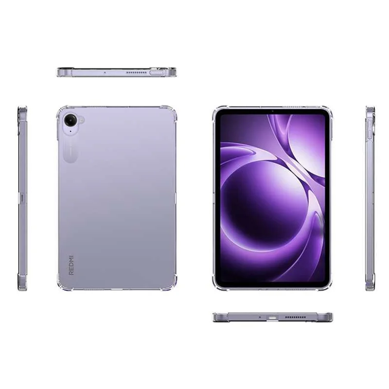 For Xiaomi Redmi K Pad Case Four Corner Shockproof Clear Tablet TPU Cover-Cellmalls
