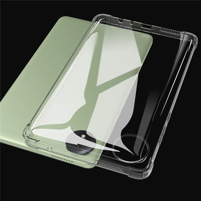 For Xiaomi Redmi Pad SE 4G 8.7 inch Case Four Corner Shockproof Clear Tablet TPU Cover-Cellmalls