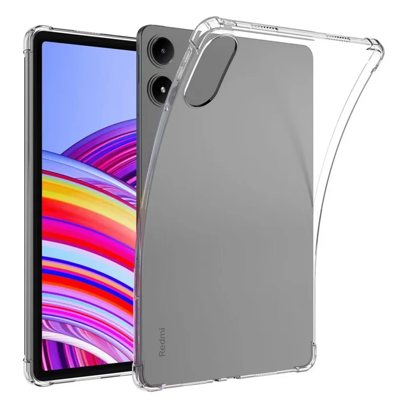 For Xiaomi Redmi Pad Pro / Redmi Pad Pro 5G / Poco Pad Case Four Corner Pro / Poco Padtection Transparent Tablet TPU Cover-Cellmalls