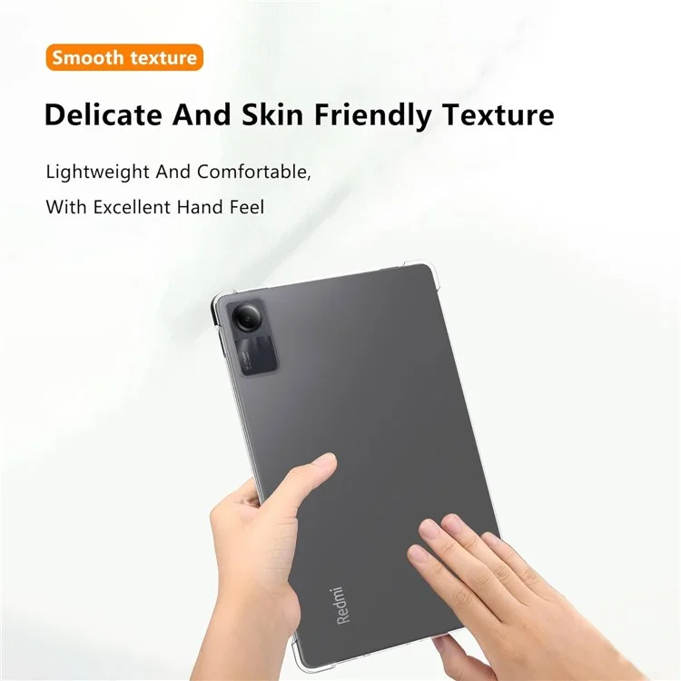 For Xiaomi Redmi Pad SE Case Drop Protection TPU Tablet Cover Transparent Tablet Shell-Cellmalls