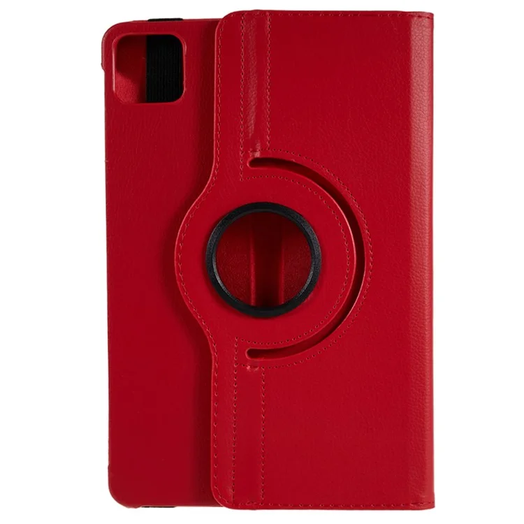For Xiaomi Pad 6 / 6 Pro Protective Case PU Leather Tablet Case 360-Degree Rotating Stand Cover - Red-Cellmalls