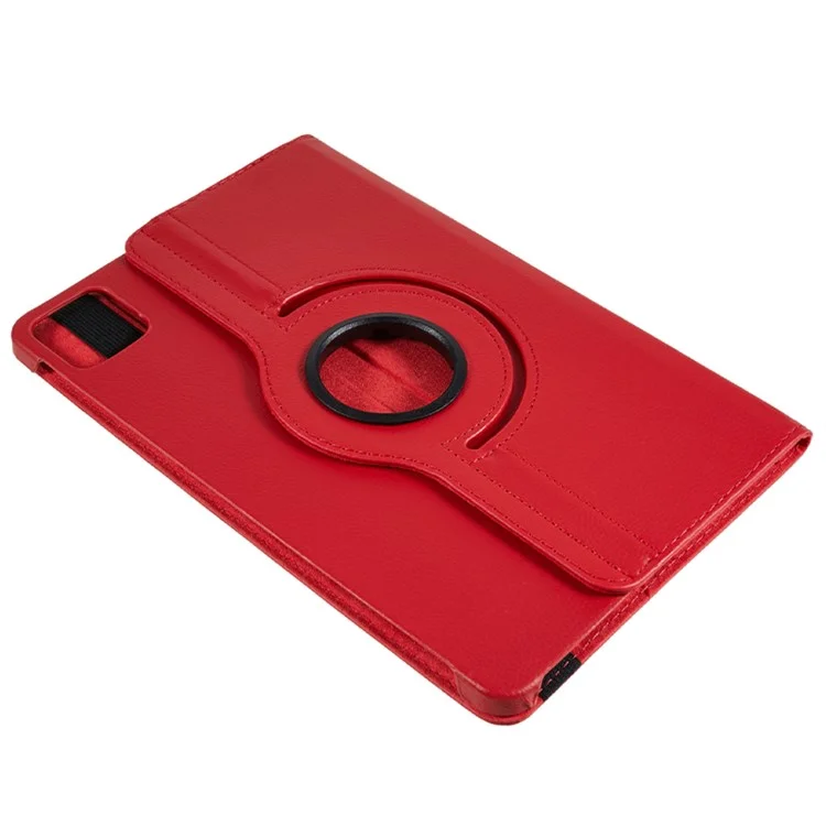 For Xiaomi Pad 6 / 6 Pro Protective Case PU Leather Tablet Case 360-Degree Rotating Stand Cover - Red-Cellmalls