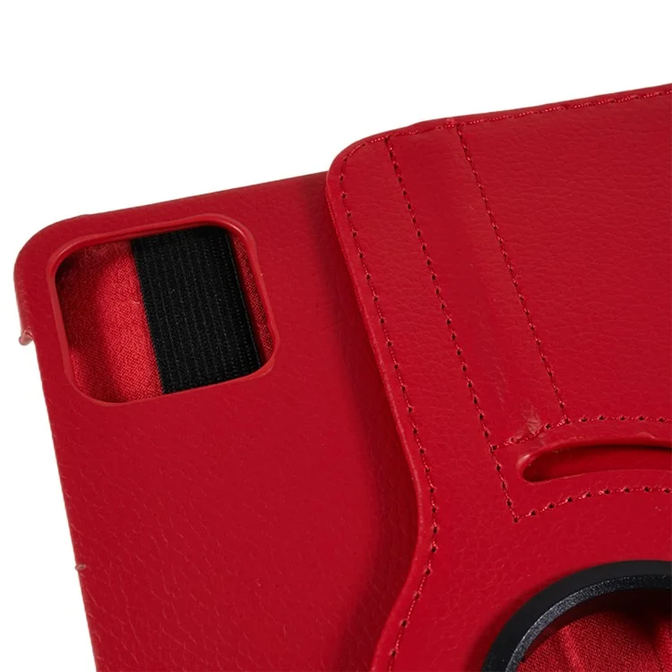 For Xiaomi Pad 6 / 6 Pro Protective Case PU Leather Tablet Case 360-Degree Rotating Stand Cover - Red-Cellmalls