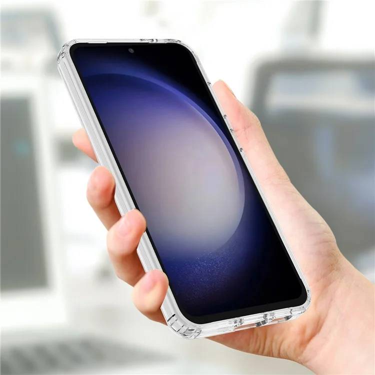 For Samsung Galaxy S23 FE Clear Case Anti-drop Phone Cover Compatible with MagSafe-Cellmalls