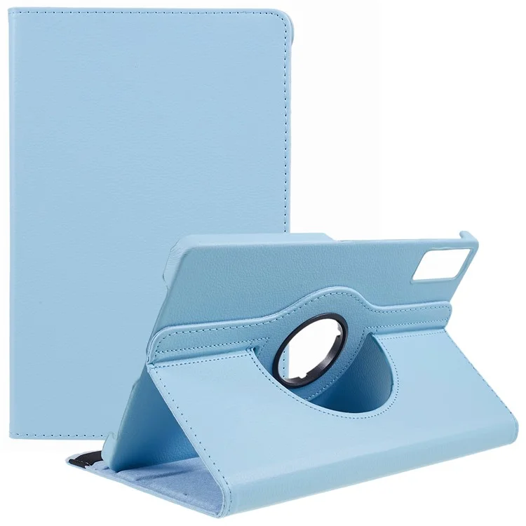 For Xiaomi Redmi Pad PU Leather Tablet Case 360-Degree Rotating Stand Protective Cover - Pink-Cellmalls