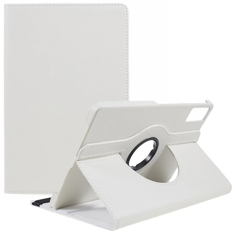 For Xiaomi Redmi Pad PU Leather Tablet Case 360-Degree Rotating Stand Protective Cover - Pink-Cellmalls