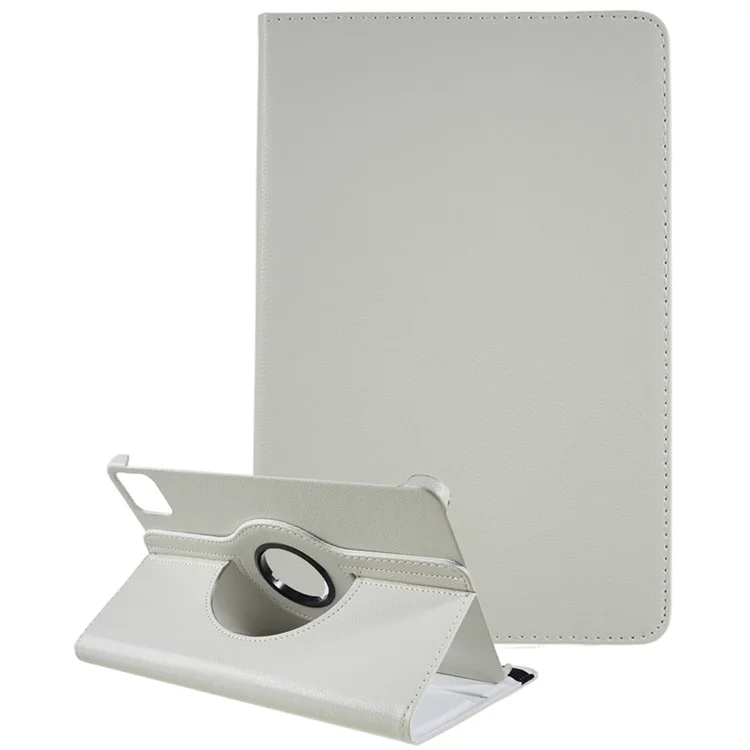 For Xiaomi Pad 6 / 6 Pro Protective Case PU Leather Tablet Case 360-Degree Rotating Stand Cover - Red-Cellmalls