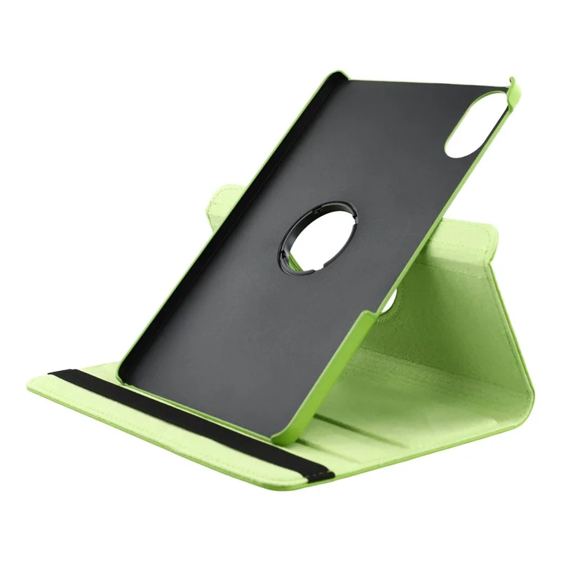 For Xiaomi Redmi Pad 2 Case Rotating Stand PU Leather + PC Tablet Cover with Elastic Band - Green-Cellmalls