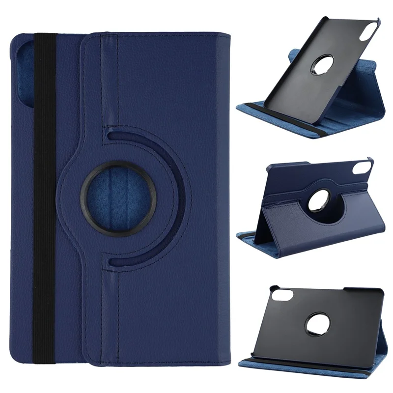 For Xiaomi Redmi Pad 2 Case Rotating Stand PU Leather + PC Tablet Cover with Elastic Band - Green-Cellmalls