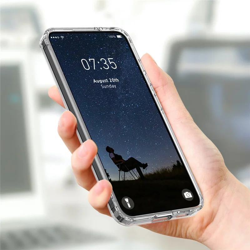 For Samsung Galaxy S25 Clear Case TPU+Acrylic Magnetic Phone Cover Compatible with MagSafe-Cellmalls