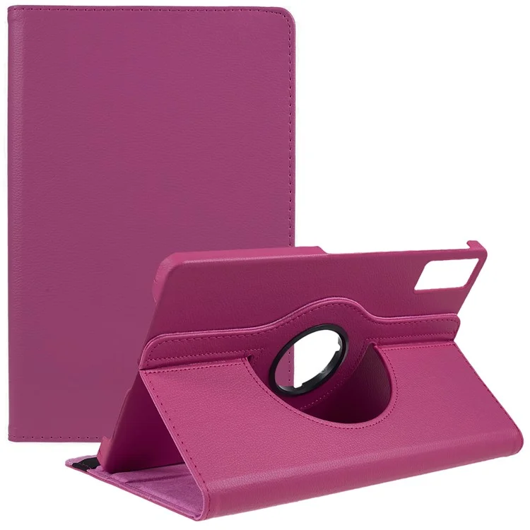 For Xiaomi Redmi Pad PU Leather Tablet Case 360-Degree Rotating Stand Protective Cover - Pink-Cellmalls