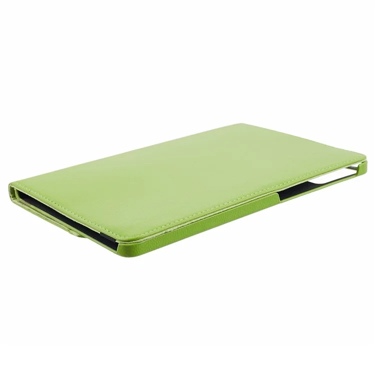 For Xiaomi Redmi Pad SE Case Litchi Texture PU Leather Protective Tablet Cover with Elastic Band - Green-Cellmalls