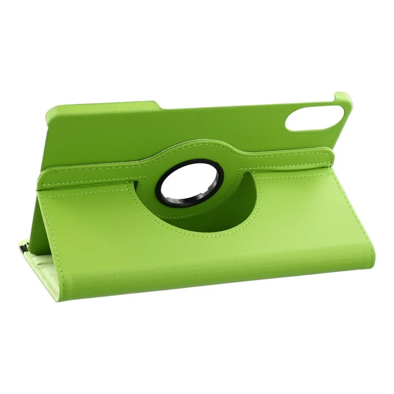 For Xiaomi Redmi Pad 2 Case Rotating Stand PU Leather + PC Tablet Cover with Elastic Band - Green-Cellmalls
