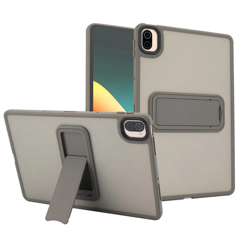 For Xiaomi Pad 5 / Pad 5 Pro Case with Kickstand TPU + PC Skin-Touch Tablet Cover - Pink-Cellmalls