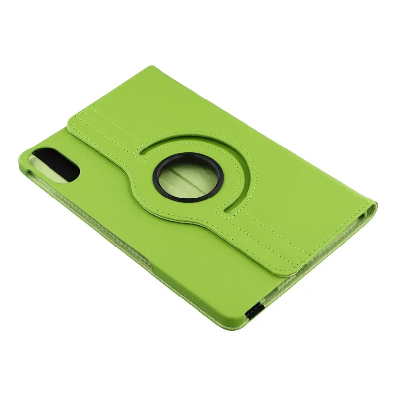 For Xiaomi Redmi Pad 2 Case Rotating Stand PU Leather + PC Tablet Cover with Elastic Band - Green-Cellmalls