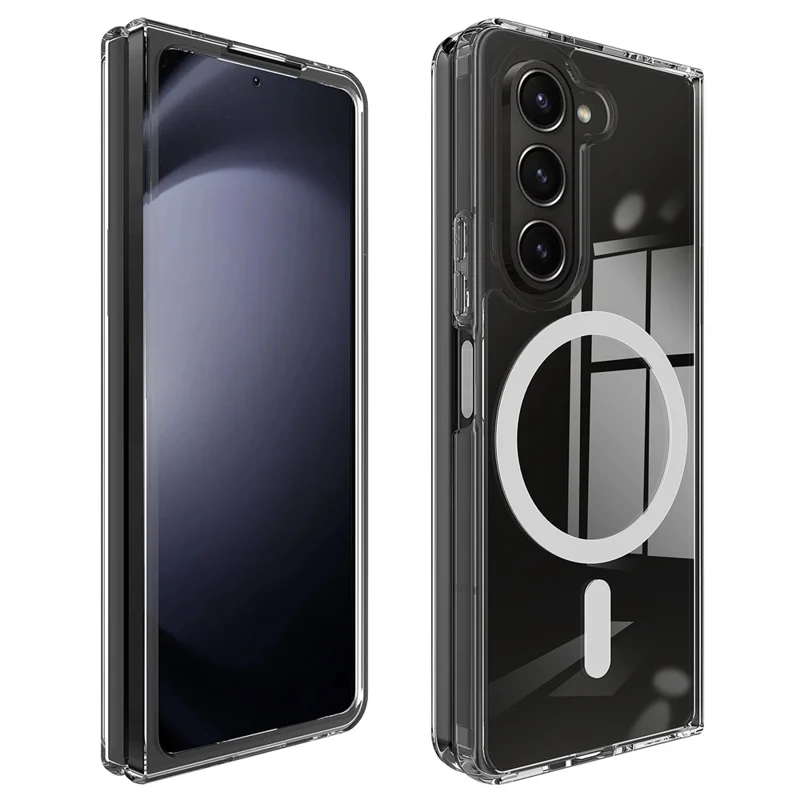 For Samsung Galaxy Z Fold6 5G Case Compatible with MagSafe TPU+Acrylic Shockproof Phone Cover-Cellmalls