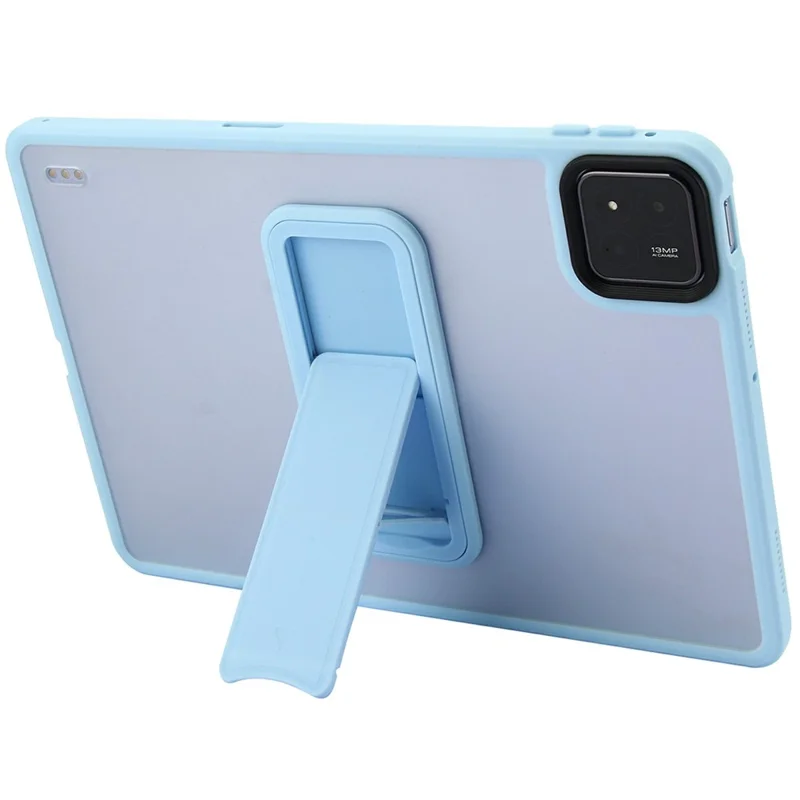 For Xiaomi Pad 7 / Pad 7 Pro Case with Kickstand TPU + PC Skin-Touch Tablet Cover - Baby Blue-Cellmalls