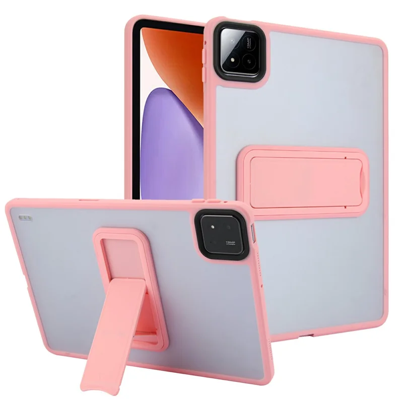 For Xiaomi Pad 7 / Pad 7 Pro Case with Kickstand TPU + PC Skin-Touch Tablet Cover - Baby Blue-Cellmalls