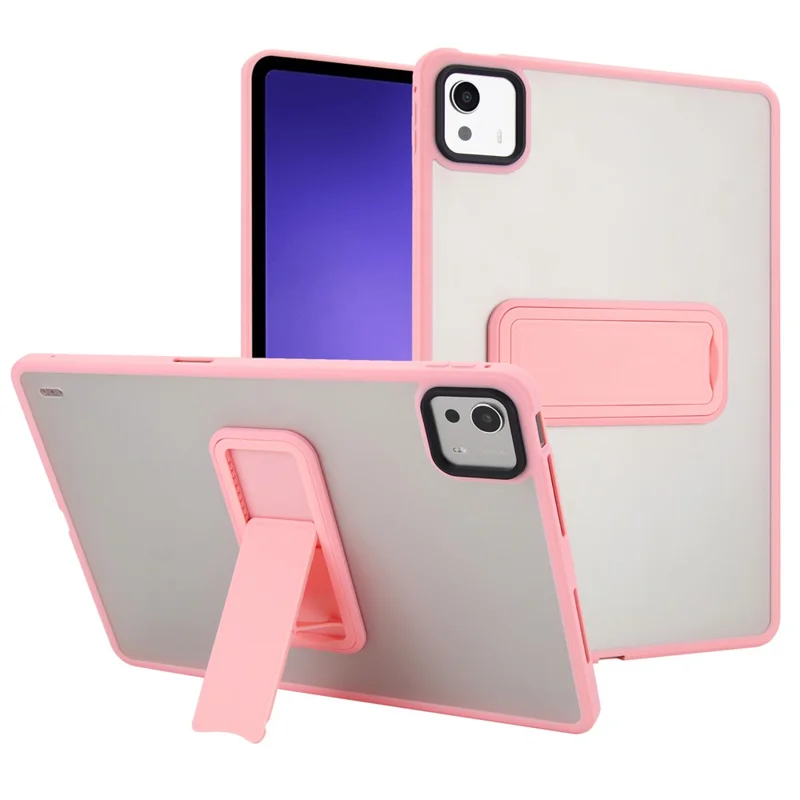 For Xiaomi Pad 7S Pro 12.5 Case with Kickstand TPU + PC Skin-Touch Tablet Cover - Pink-Cellmalls