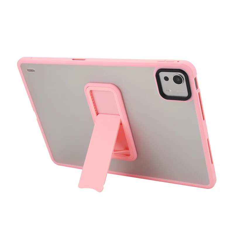 For Xiaomi Pad 7S Pro 12.5 Case with Kickstand TPU + PC Skin-Touch Tablet Cover - Pink-Cellmalls