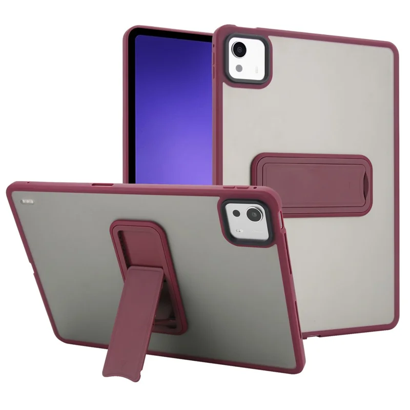 For Xiaomi Pad 7S Pro 12.5 Case with Kickstand TPU + PC Skin-Touch Tablet Cover - Pink-Cellmalls