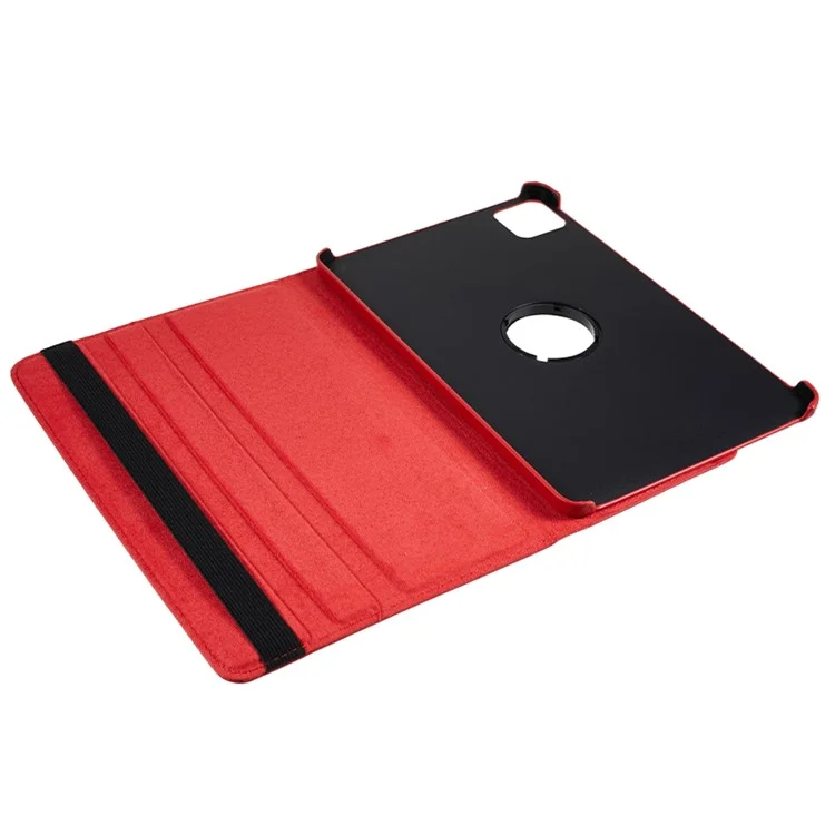 For Xiaomi Pad 6 / 6 Pro Protective Case PU Leather Tablet Case 360-Degree Rotating Stand Cover - Red-Cellmalls
