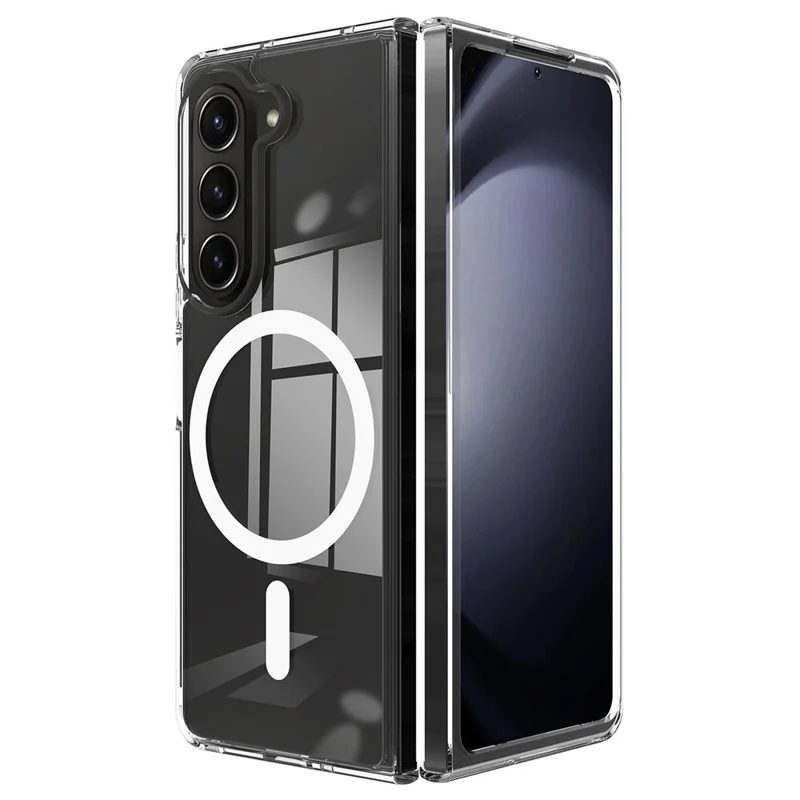 For Samsung Galaxy Z Fold6 5G Case Compatible with MagSafe TPU+Acrylic Shockproof Phone Cover-Cellmalls