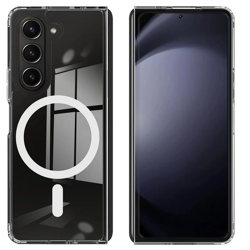 For Samsung Galaxy Z Fold6 5G Case Compatible with MagSafe TPU+Acrylic Shockproof Phone Cover-Cellmalls