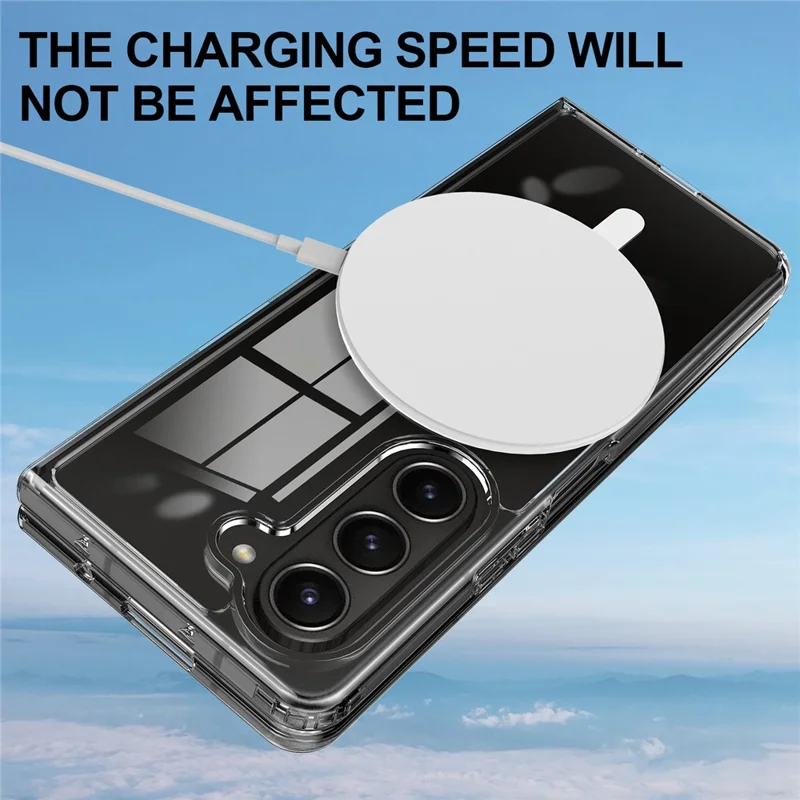 For Samsung Galaxy Z Fold6 5G Case Compatible with MagSafe TPU+Acrylic Shockproof Phone Cover-Cellmalls