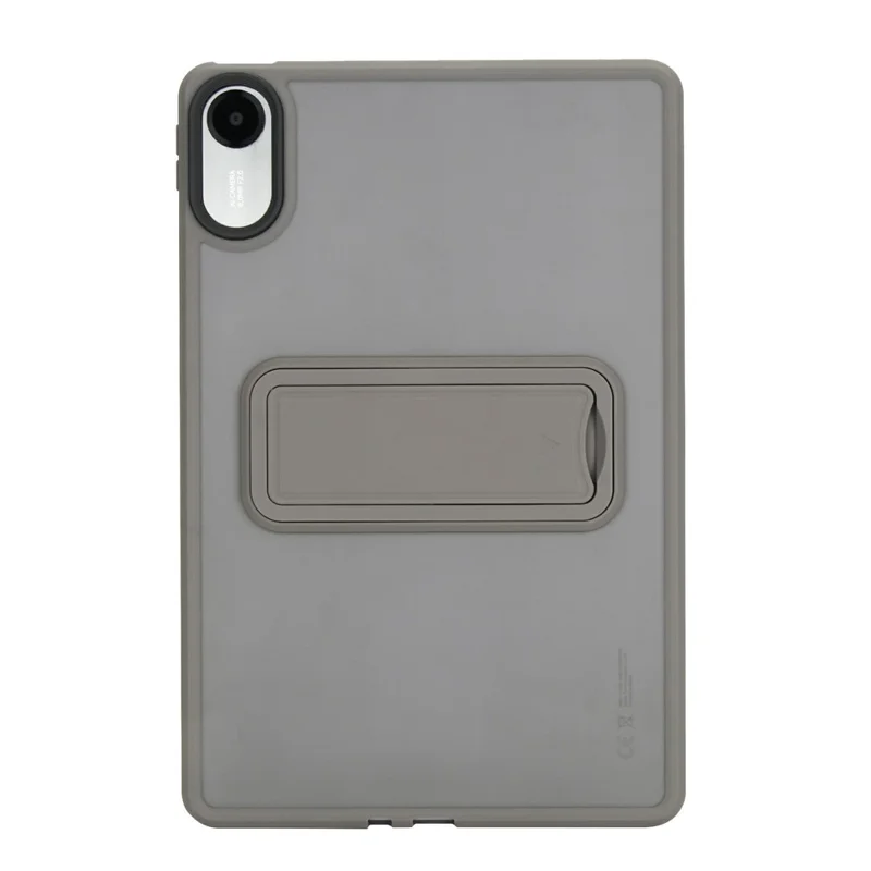 For Xiaomi Redmi Pad 2 / Pad SE 11 2025 Case with Kickstand TPU + PC Skin-Touch Tablet Cover - Grey-Cellmalls