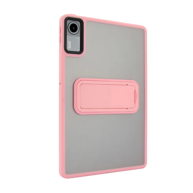 For Xiaomi Redmi Pad SE Case with Kickstand TPU + PC Skin-Touch Tablet Cover - Pink-Cellmalls