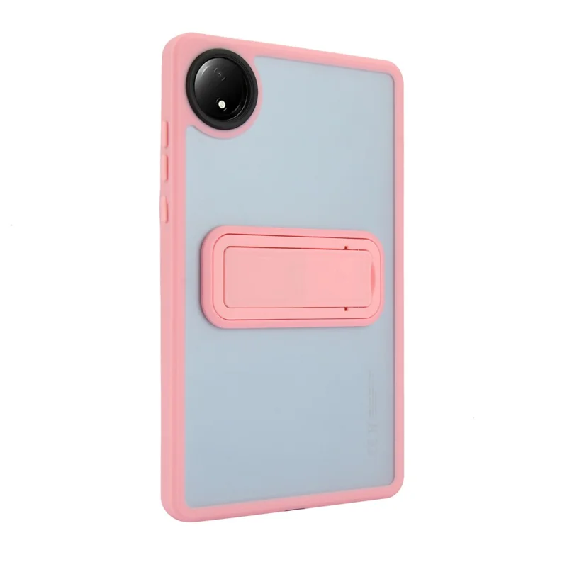 For Xiaomi Redmi Pad SE 4G 8.7 inch Case with Kickstand TPU + PC Skin-Touch Tablet Cover - Pink-Cellmalls