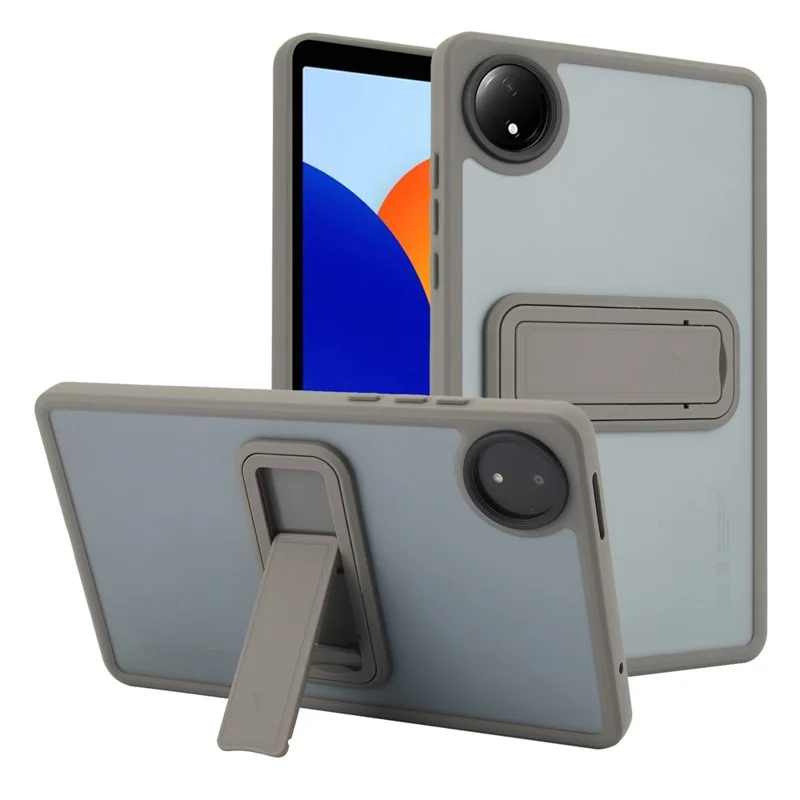 For Xiaomi Redmi Pad SE 4G 8.7 inch Case with Kickstand TPU + PC Skin-Touch Tablet Cover - Pink-Cellmalls